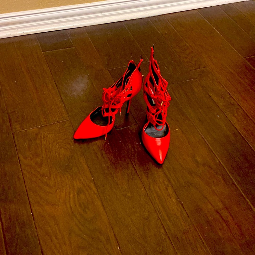 red … Steve Madden heels